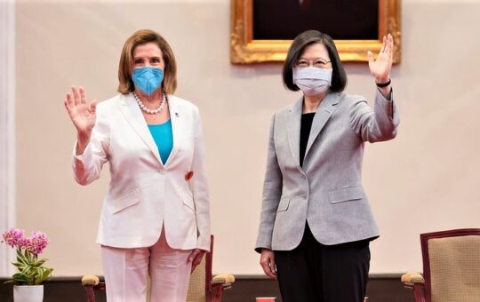 Nancy Pelosi y Tsai Ing-wen